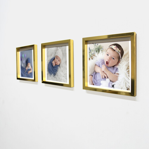Sök Tak Kare Çerçeve Gold 21X21