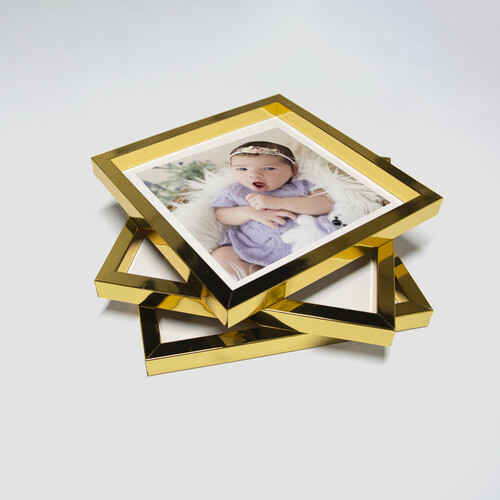 Sök Tak Kare Çerçeve Gold 21X21