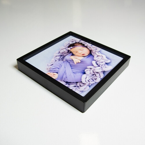 9 Adet Adet Mini Sök Tak Kare Çerçeve Siyah 15X15