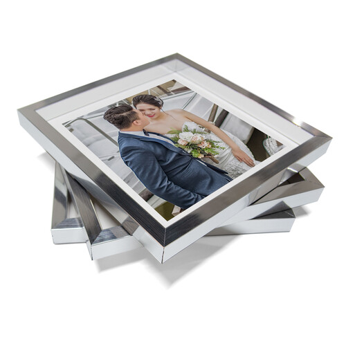 Sök Tak Kare Çerçeve Gümüş 20X20